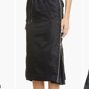 MA-1 Side Sacai Gusset Skirt Black size 0